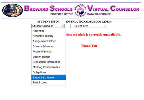 class schedule how to 